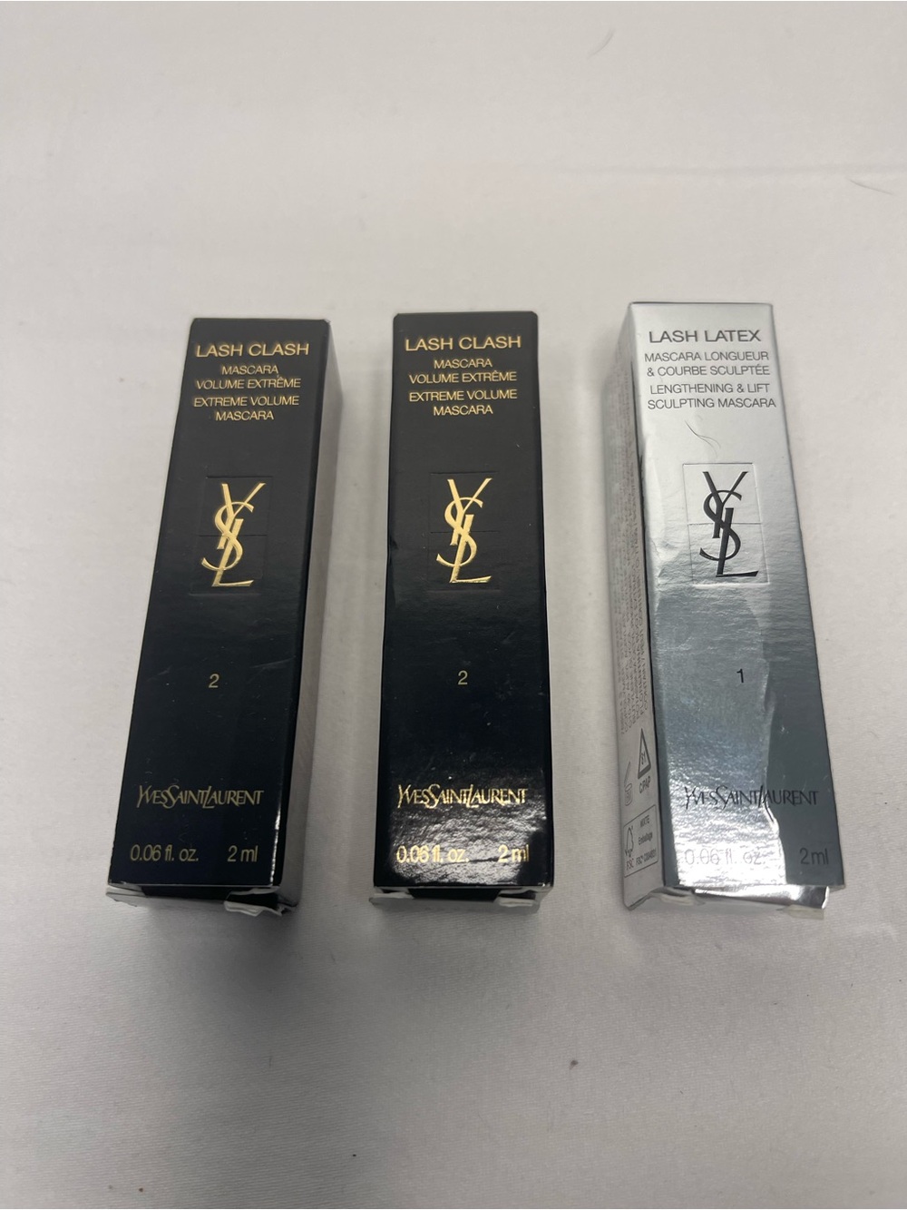 Yves Saint Laurent Lash Clash & Lash Latex Mascara Trio - Black, Brown
